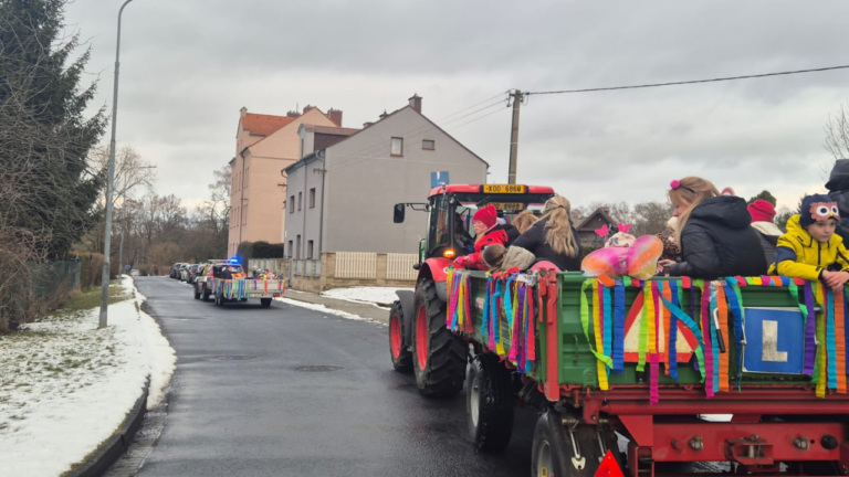 Masopust se konal také v Hájích (foto: JSDH Cheb (Háje) )